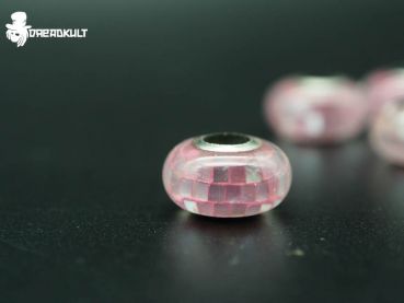 Pinke Disco dread bead, dreaderle, dreadschmuck, gypsy, goa, goaschmuck, dreadkult, dreadfarm, hippie, hippieschmuck, goa, goaschmuck, Dread jewl, dreadlock accessoriers, dreadstyle,